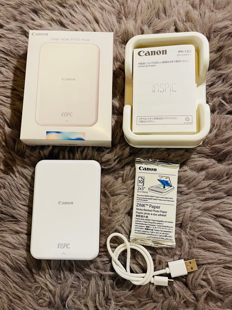 Canon inspicプリンター＆ZINKpaper10枚セット