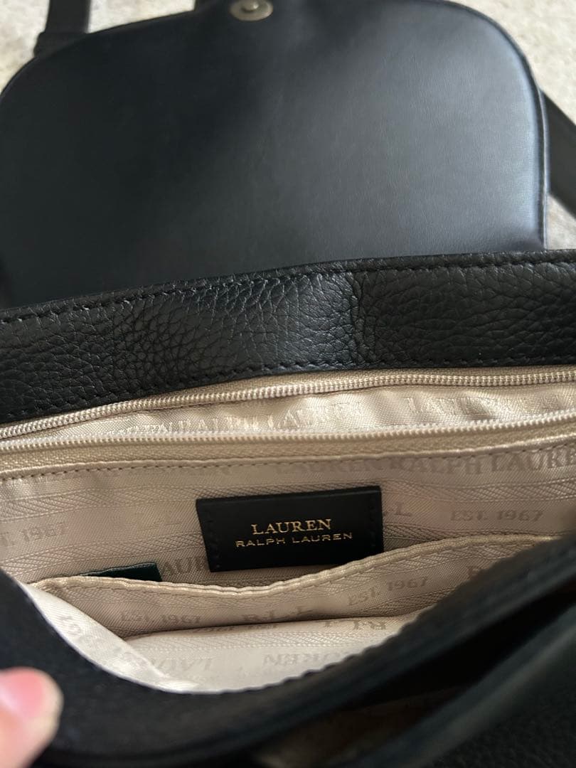 ラルフローレン　レザー ショルダーバッグ