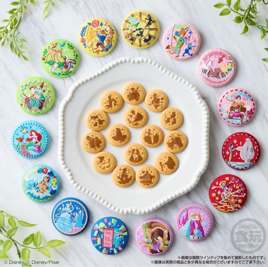 【匿名配送】ディズニー　刺繍缶バッジ　未開封　2BOX 24個 セット
