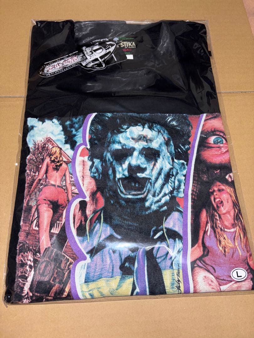 Lサイズ 悪魔のいけにえ EROSTIKA Tシャツ ロッキンジェリービーン