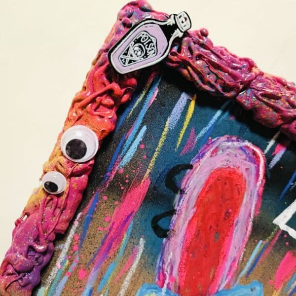 【一点物アート】嘆きのうさぎ【A3サイズ.イラスト 現代アート 絵 】