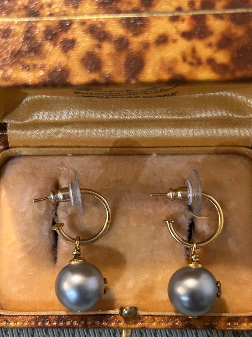 2点おまとめ　シャネル　ヴィンテージ　スイングパールピアス