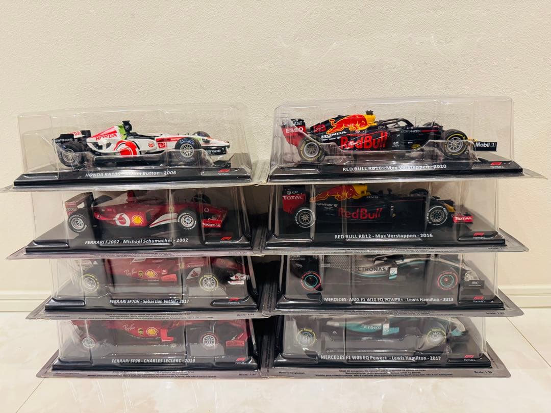 【美品】F1ビッグスケールコレクション　フェラーリ他8台セット