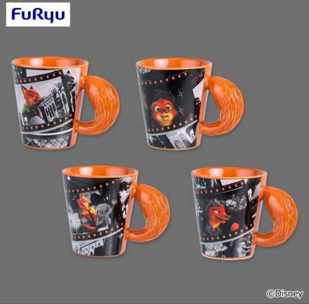 WE LOVE YOU！-Nick Wilde- しっぽマグカップ 全4種セット