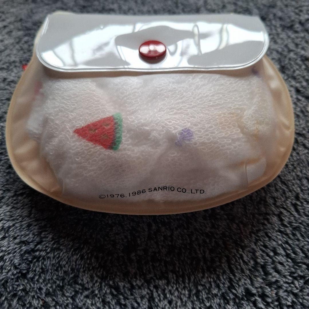 平成レトロ希少激レアハローキティ ポーチとヘアブラシセット