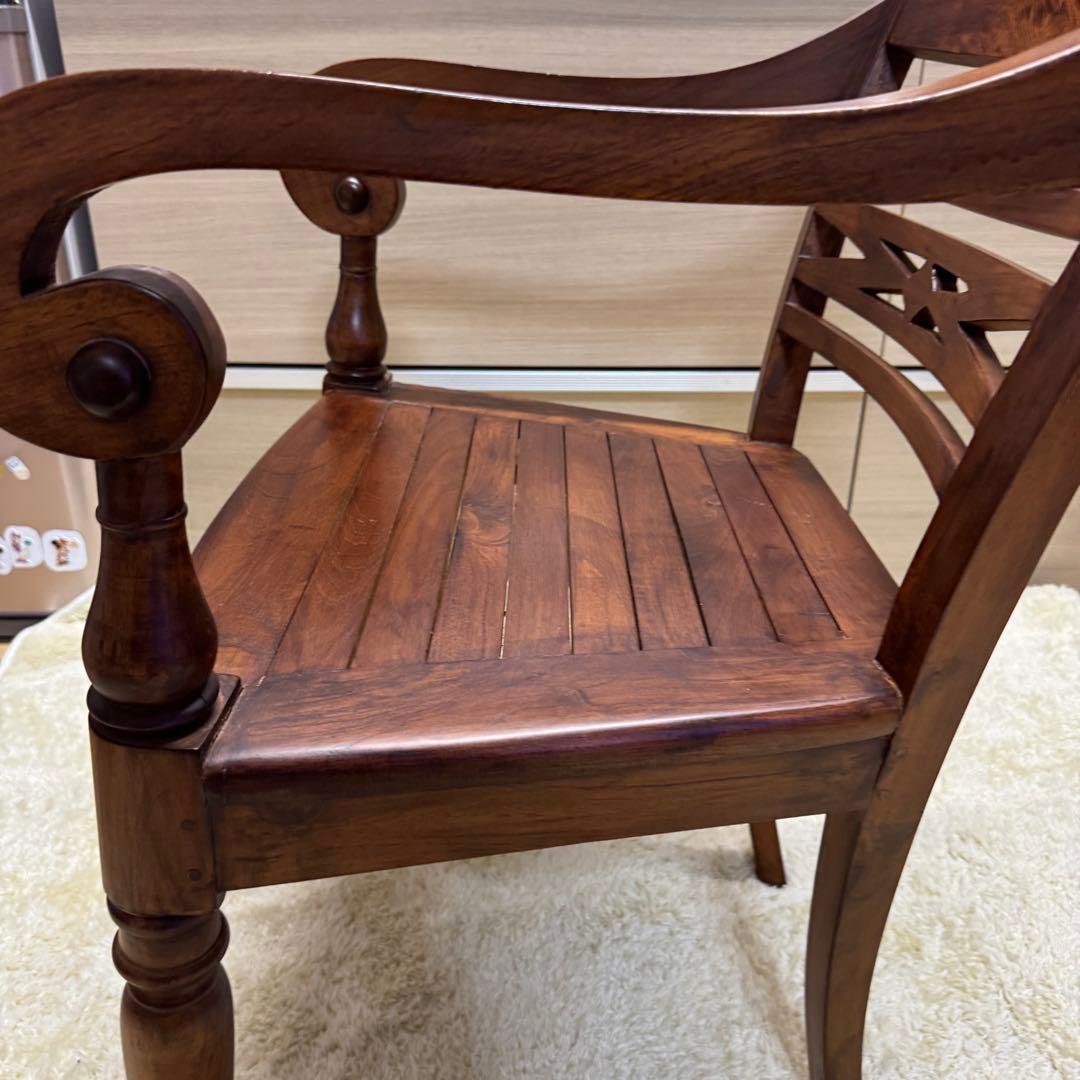 【希少】アームチェアー ブラウン アンティーク