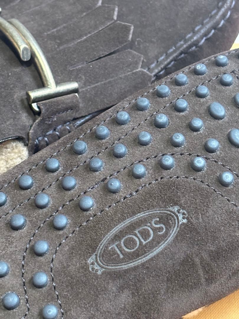 フォロー割 新品 TOD'S トッズ ゴンミーニ ムートン ドライビングシューズ