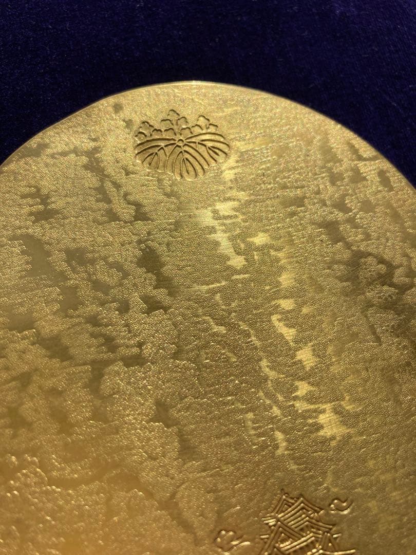 純銀大判　日本万国博記念 金メッキ165g 三越謹製