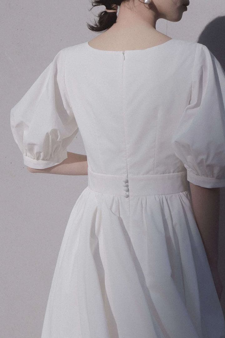 kaene タフタカシュクールドレス