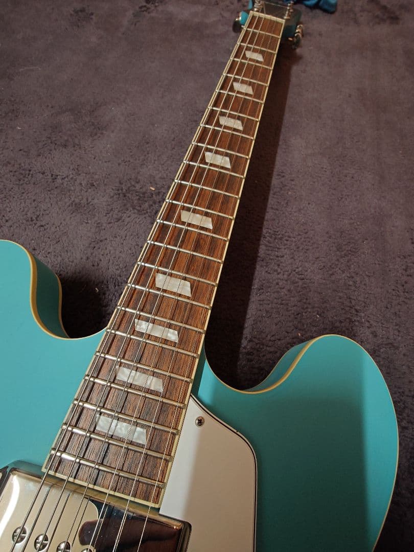 Epiphone casino worn　blue denim 再塗装品
