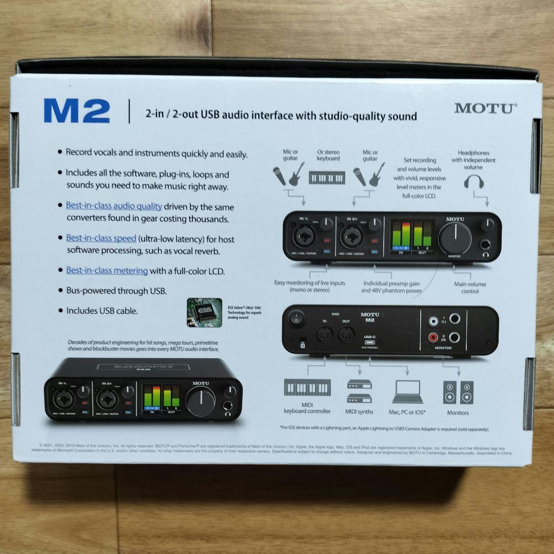 ★MEI★　新品　MOTU M2 オーディオインターフェース