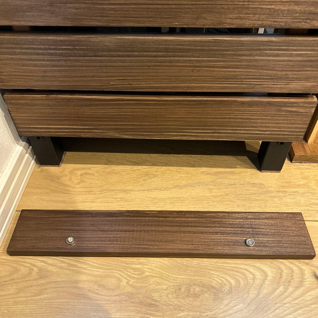 水槽台目隠　ニッソーウッドデコスタンド460用【サイド用】