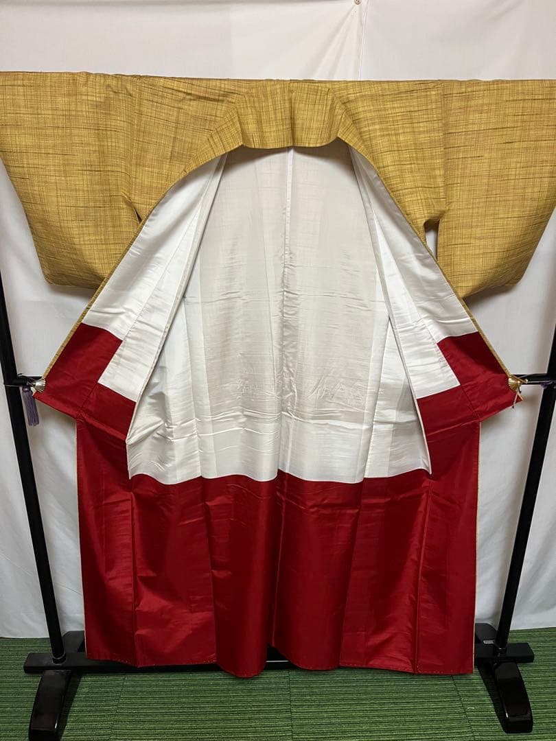 ☘️早い者勝ち☘️【国宝品】●岐阜県無形文化財【郡上紬】●幻の紬●草木染●紬●着物