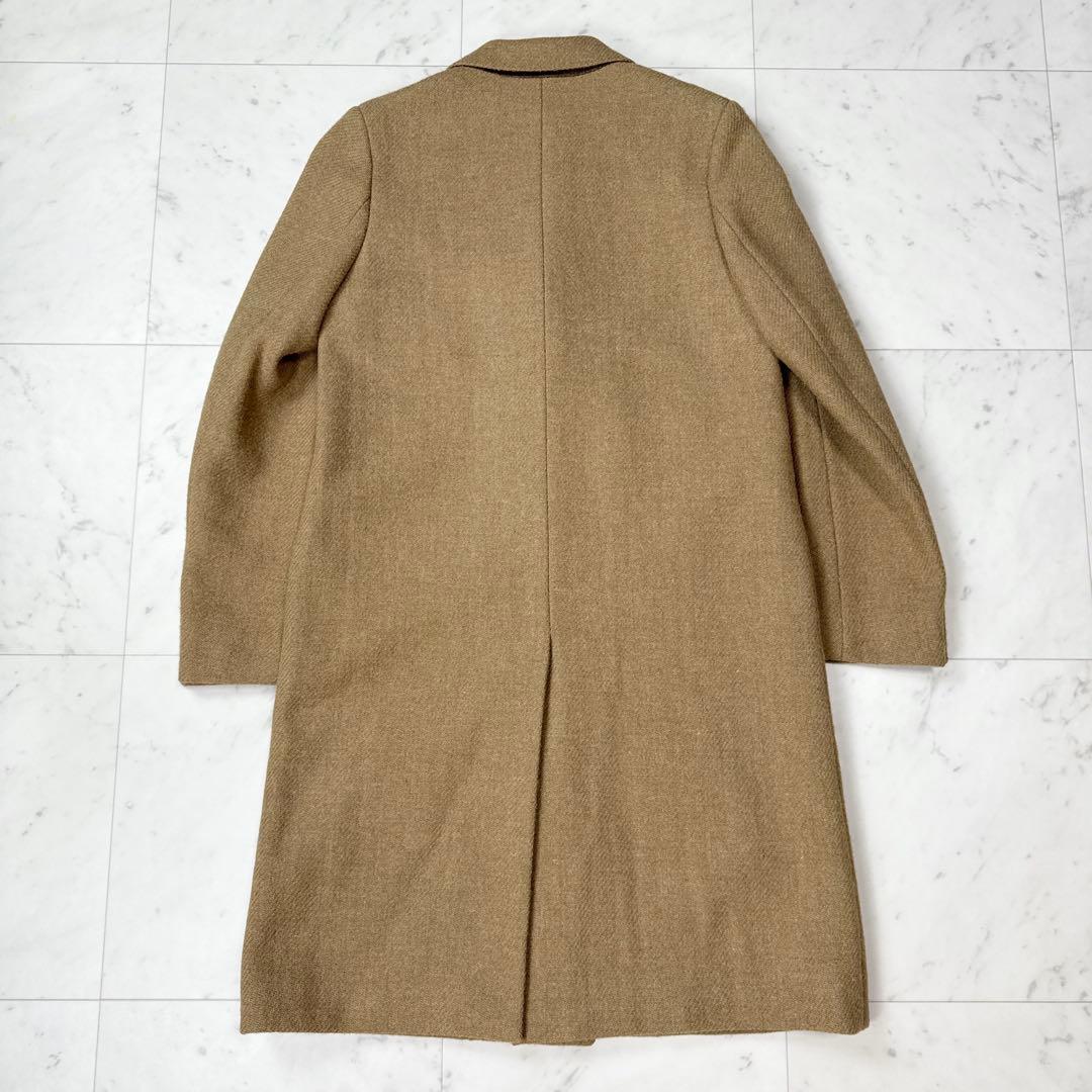 マーガレットハウエル×ハリスツイード ウールチェスターコート ベージュ サイズ1