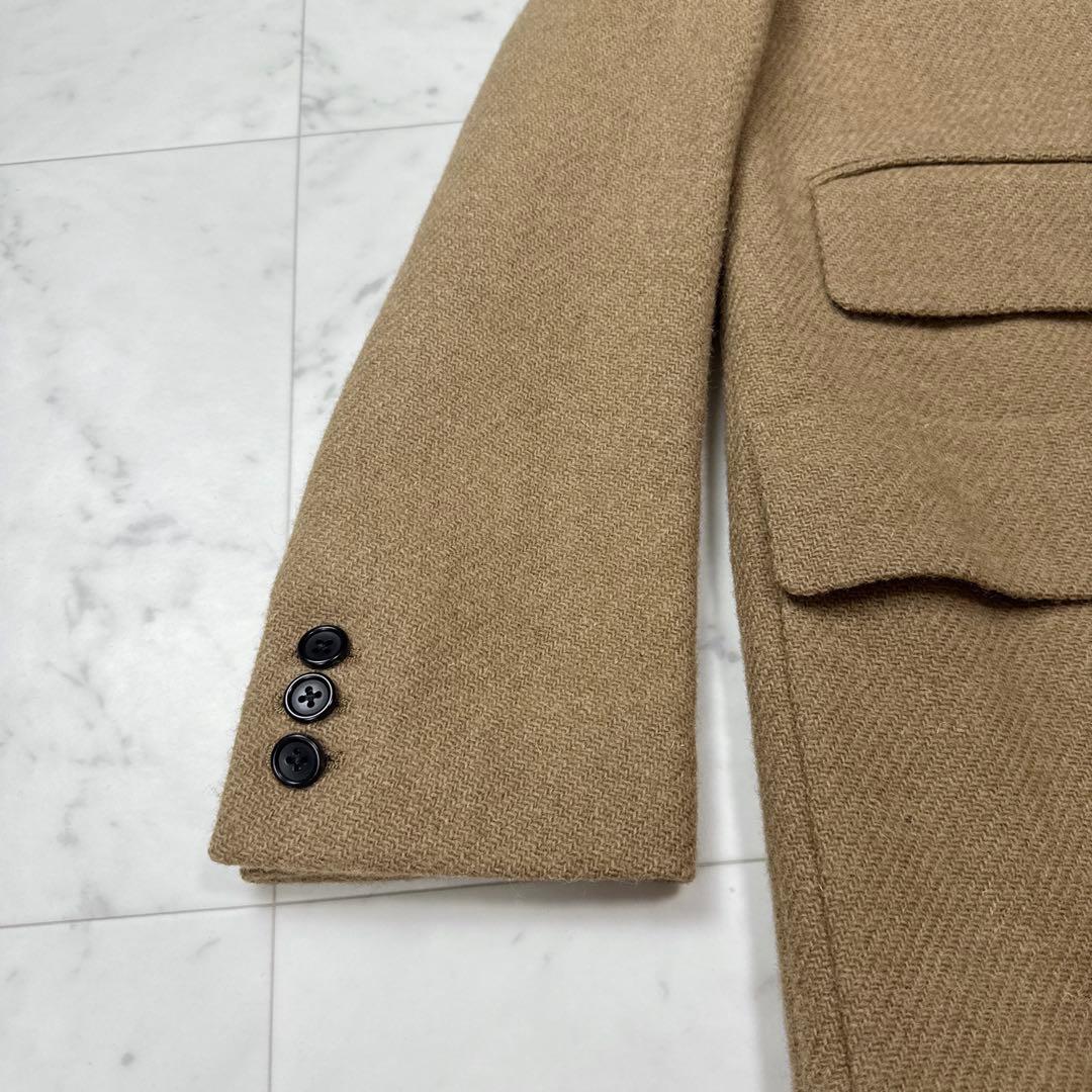 マーガレットハウエル×ハリスツイード ウールチェスターコート ベージュ サイズ1