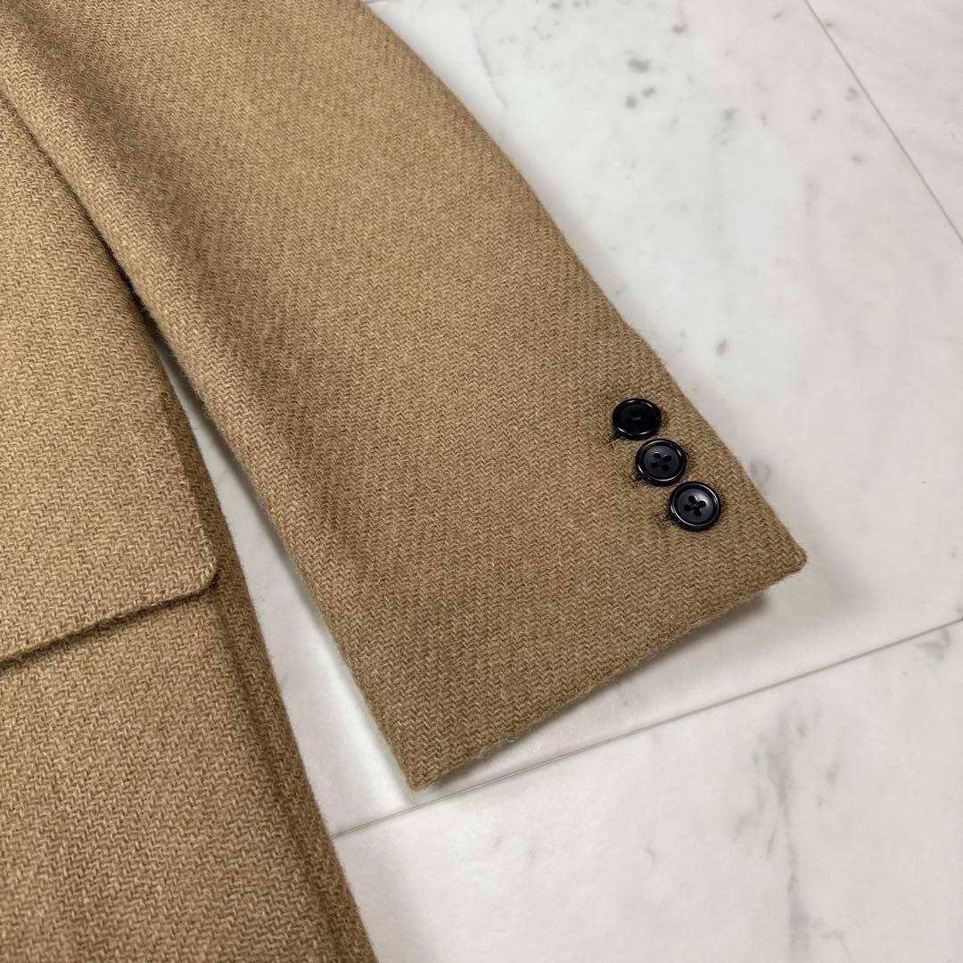 マーガレットハウエル×ハリスツイード ウールチェスターコート ベージュ サイズ1