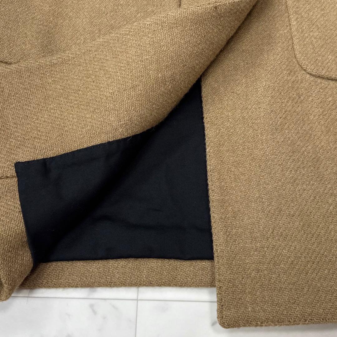 マーガレットハウエル×ハリスツイード ウールチェスターコート ベージュ サイズ1