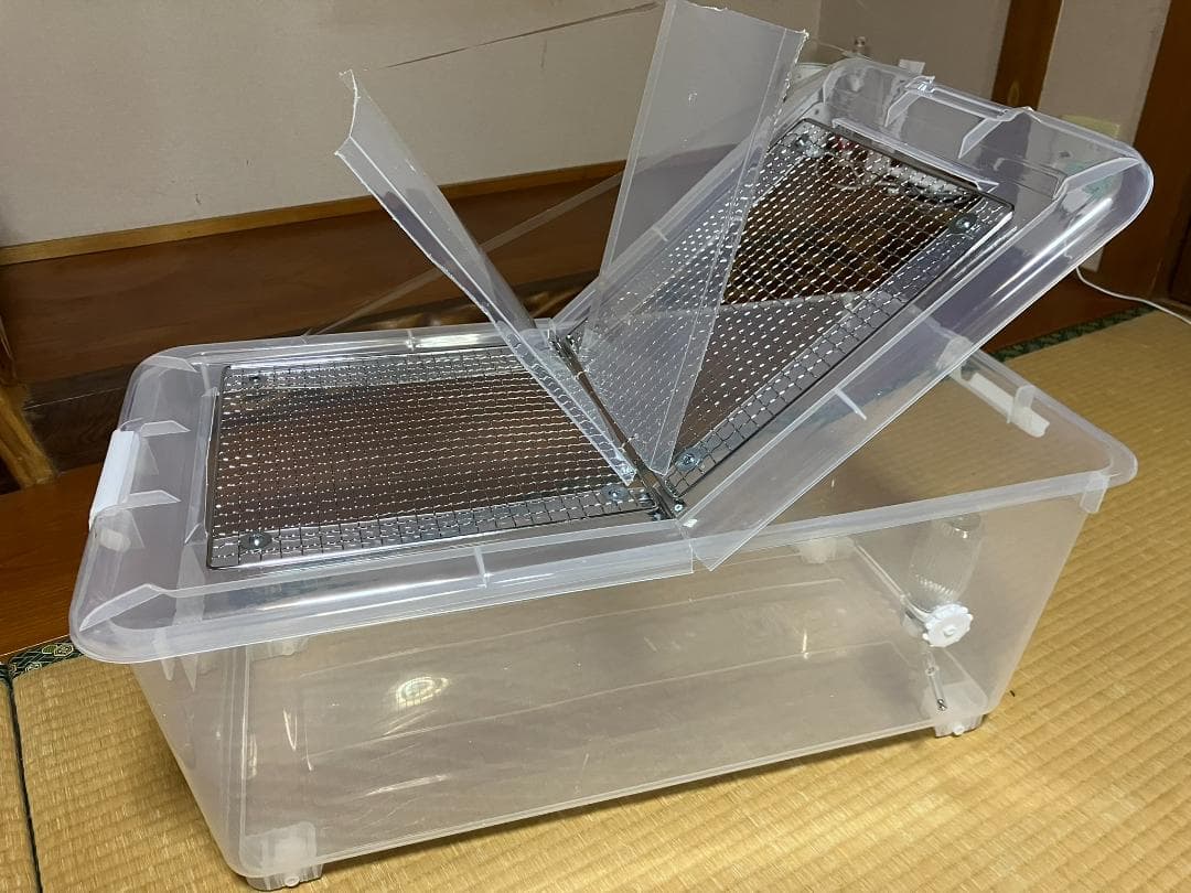 ②【お得２個セット】広さ＆通気性＆保温性抜群なハムスターケージ【DIY】給水器付