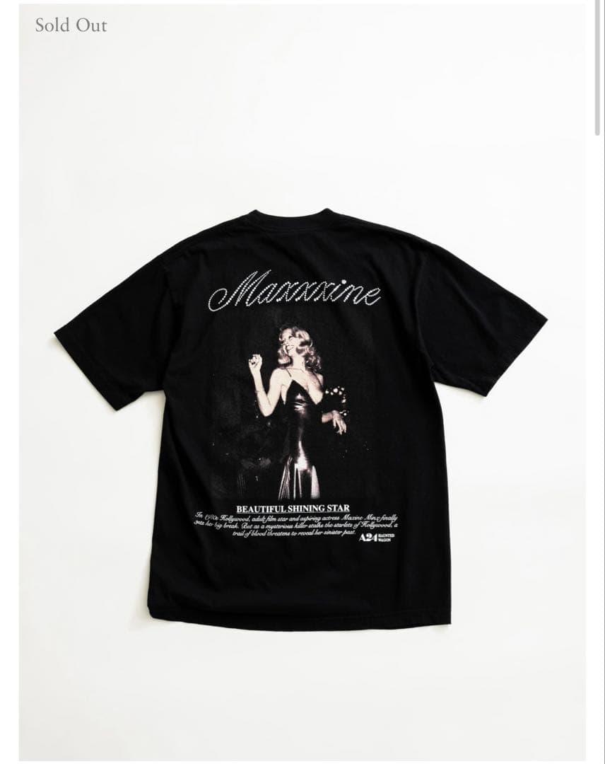 A24 Maxxxine オンラインセラミックス ブラック Tシャツ Lサイズ