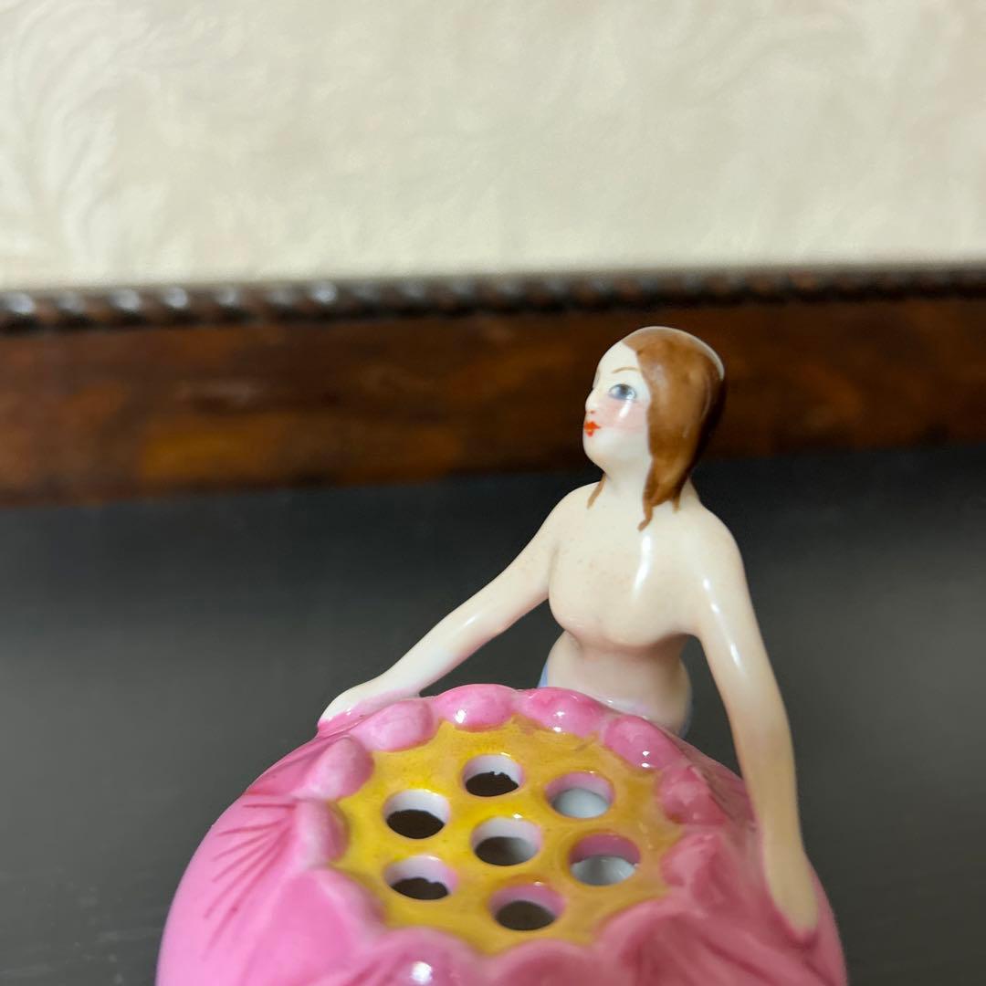 オールドノリタケ　デコレディ　人魚　 フィンガー　マーメイドボール