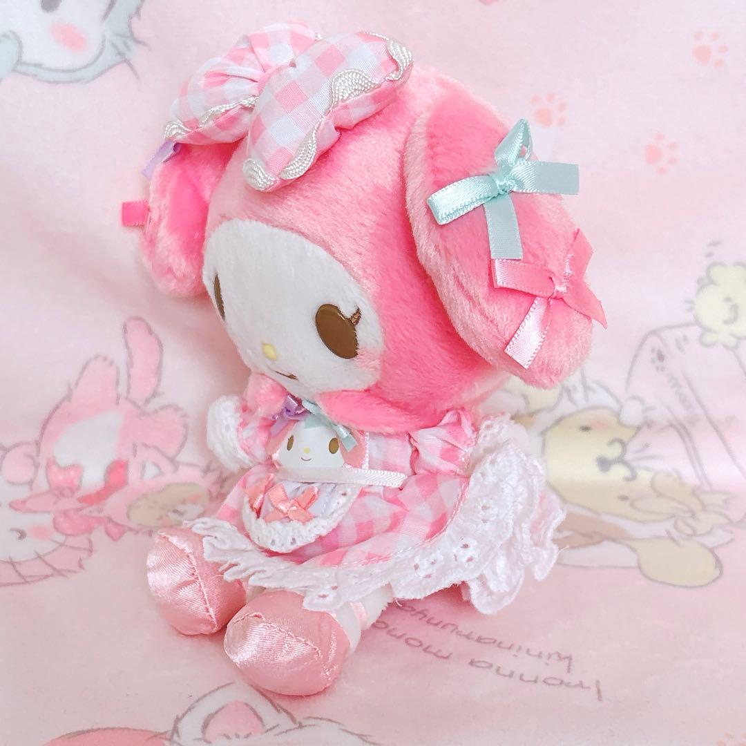 マイメロディ リボンでおそろ マスコット おめかし ロリータ ぬいぐるみ 希少