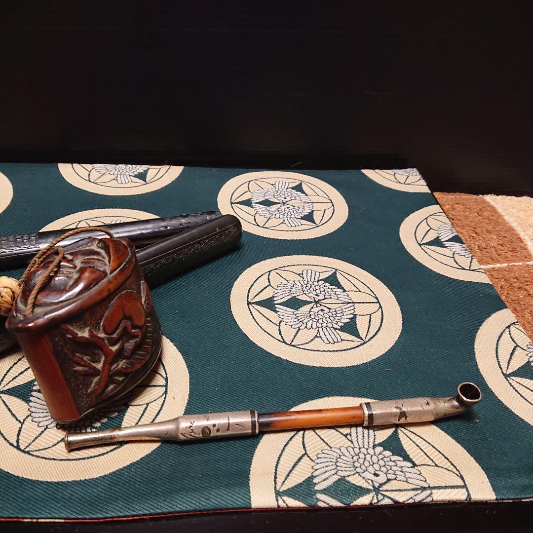 煙管ケース印あり、純銀製