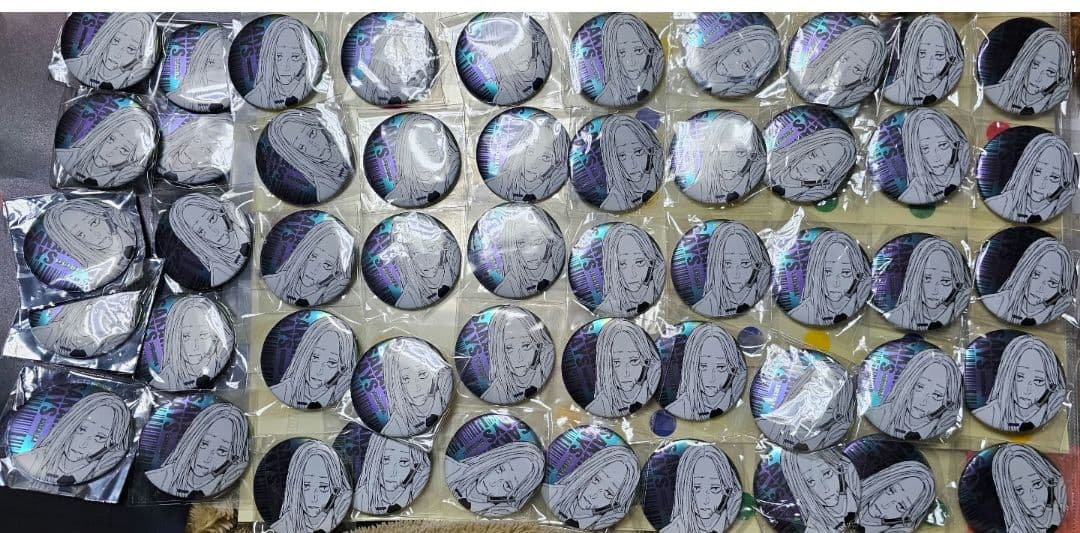 ゐ出品　サカモトデイズ　神々廻　缶バッジ