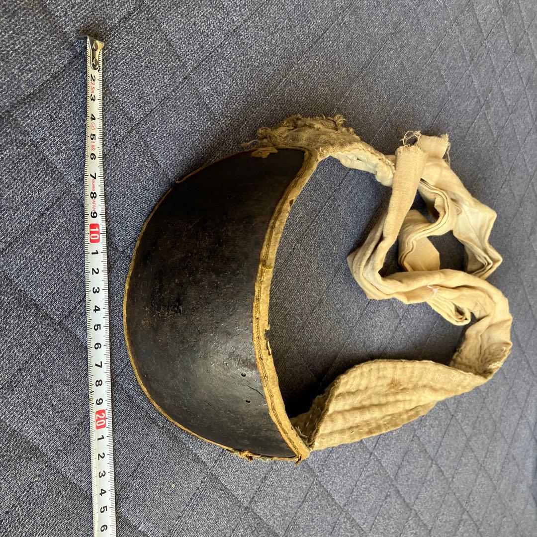 最終値下げ　鎧・甲冑　桐箱付きの鐵味良い本歌の鉢金　 額当て