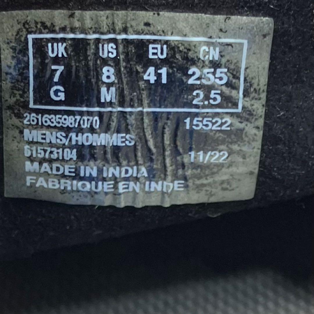 631【未使用級/極美品】Clarksワラビー 黒　レザー　UK7G（US8）