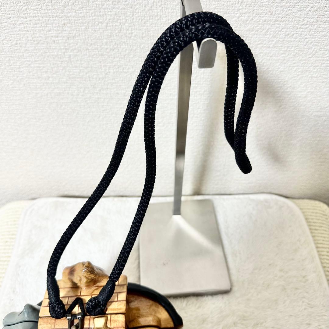 【希少】TIMMY WOODS ショルダーバッグ 木彫り 動物 インテリア小物