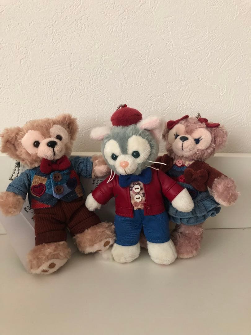 新品タグ付❣ディズニー ダッフィー シェリーメイ ジェラトーニ ぬいば