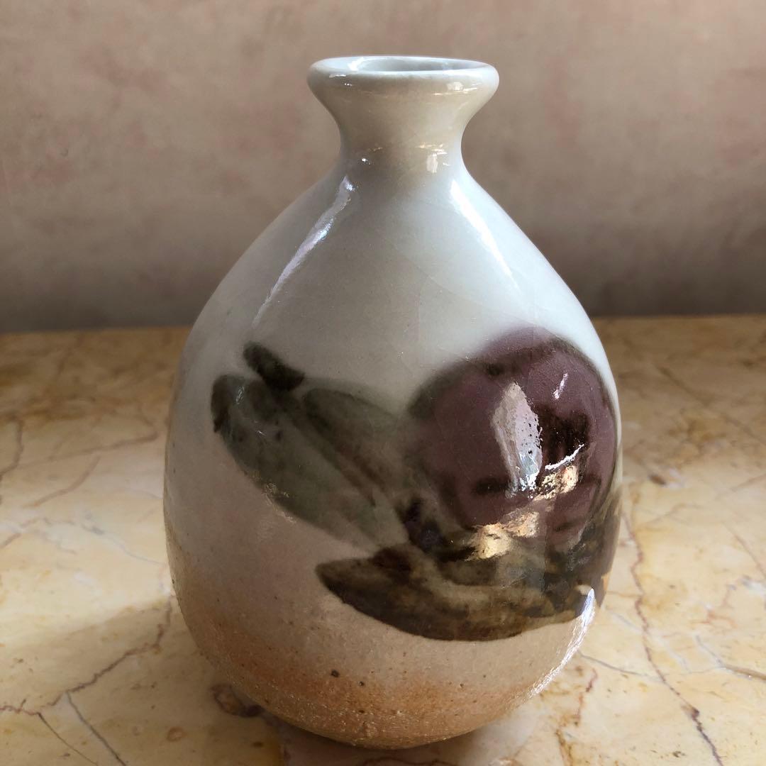 人間国宝田村耕一作 椿徳利 一輪挿しにも