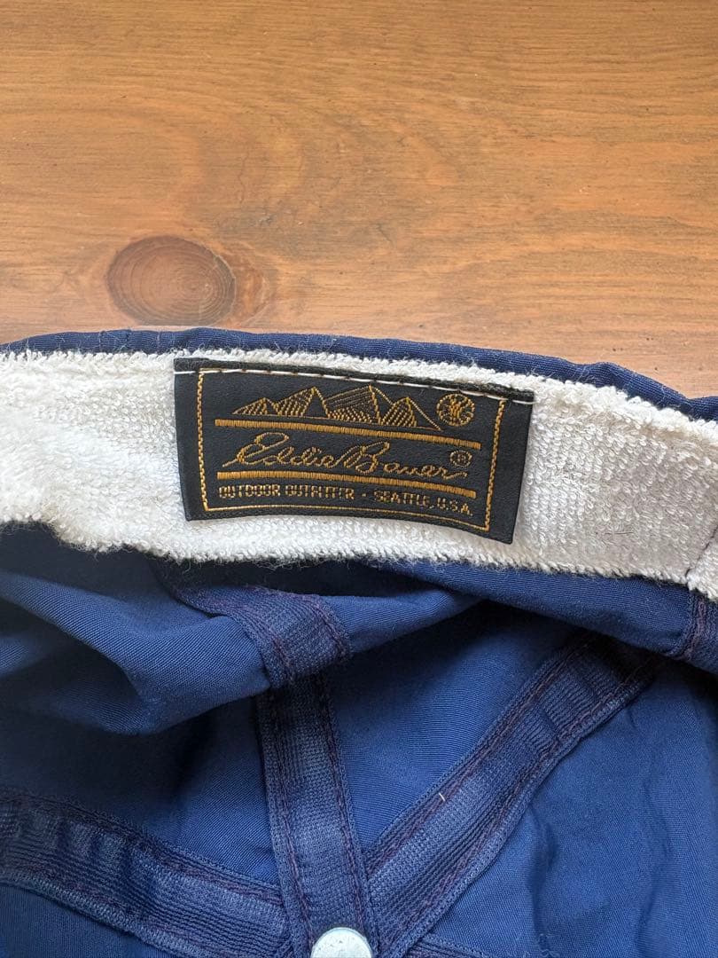 eddiebauer 黒タグ ロングビルUSA製