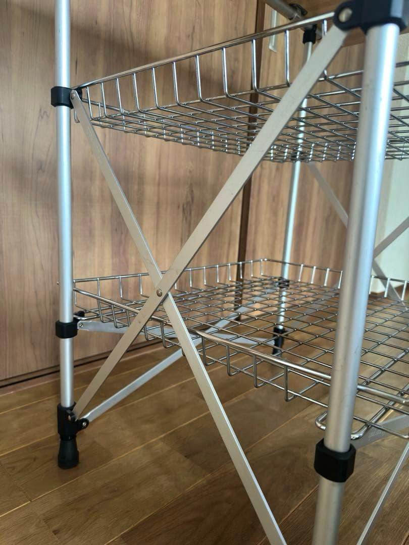 【廃盤】 peak フィールドキッチンテーブル ガビングフレーム付き