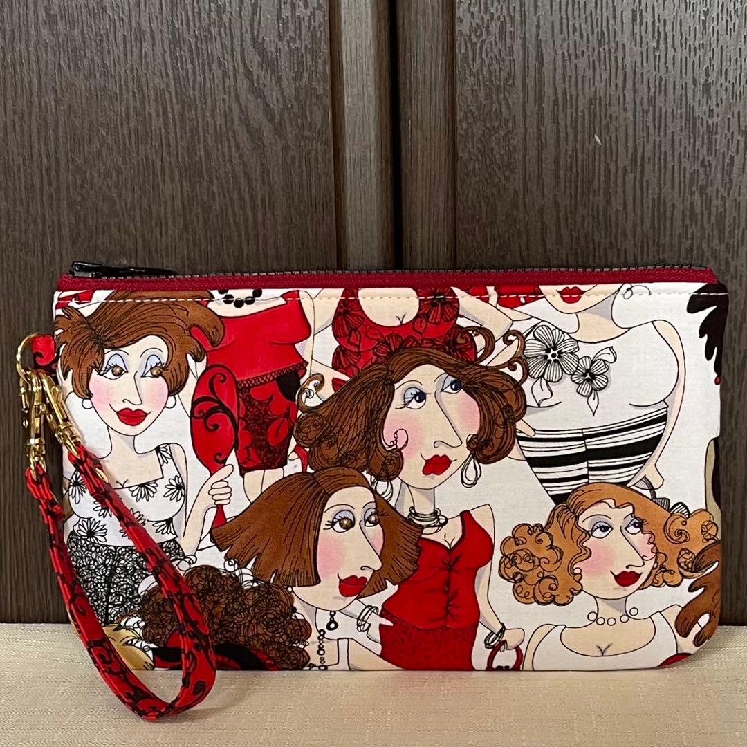 ♡20㎝ファスナーポーチ♡ハンドメイド　ロラライハリス