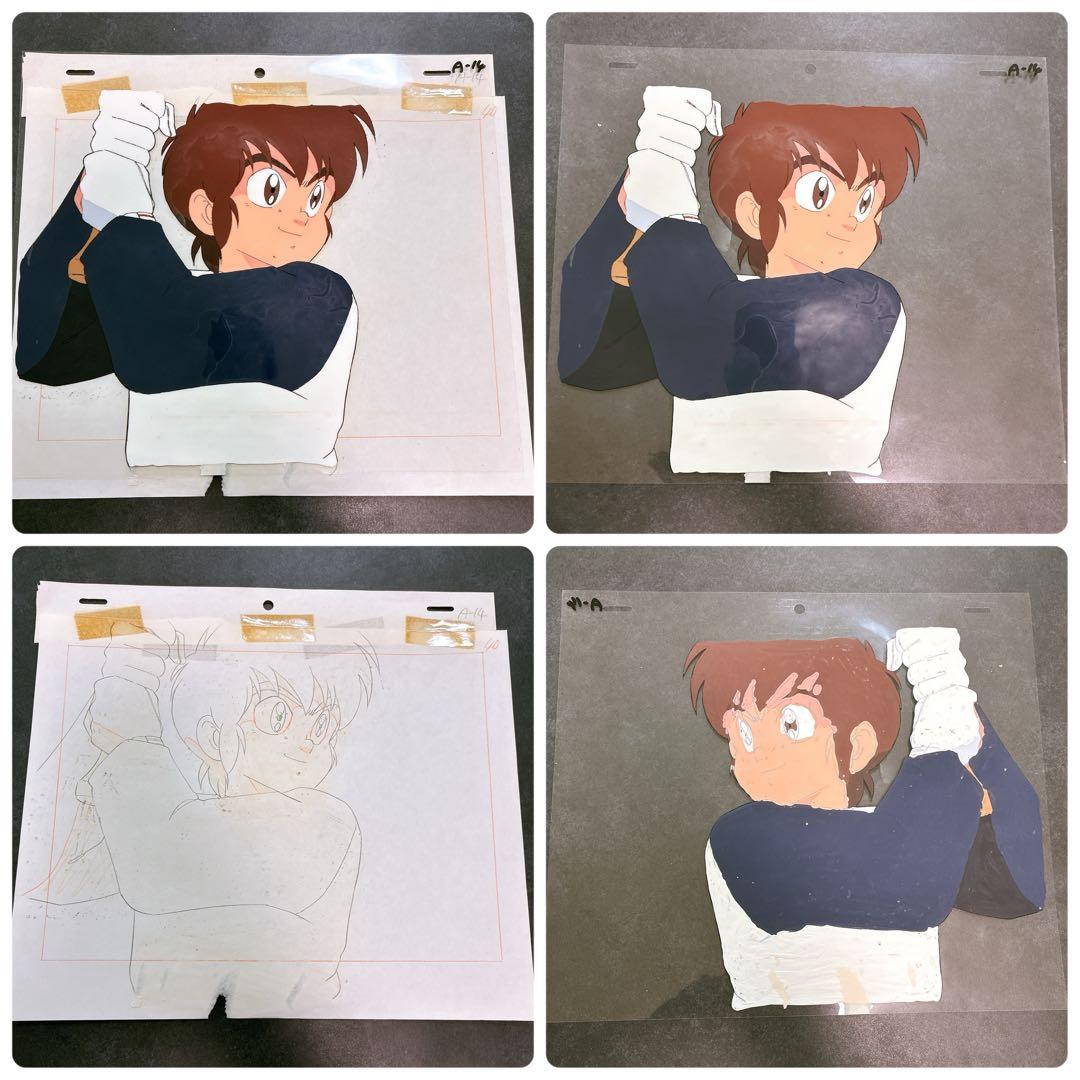 童夢くん セル画 動画付き 読売ジャイアンツ 5種セット 新庄童夢 アニメ 野球