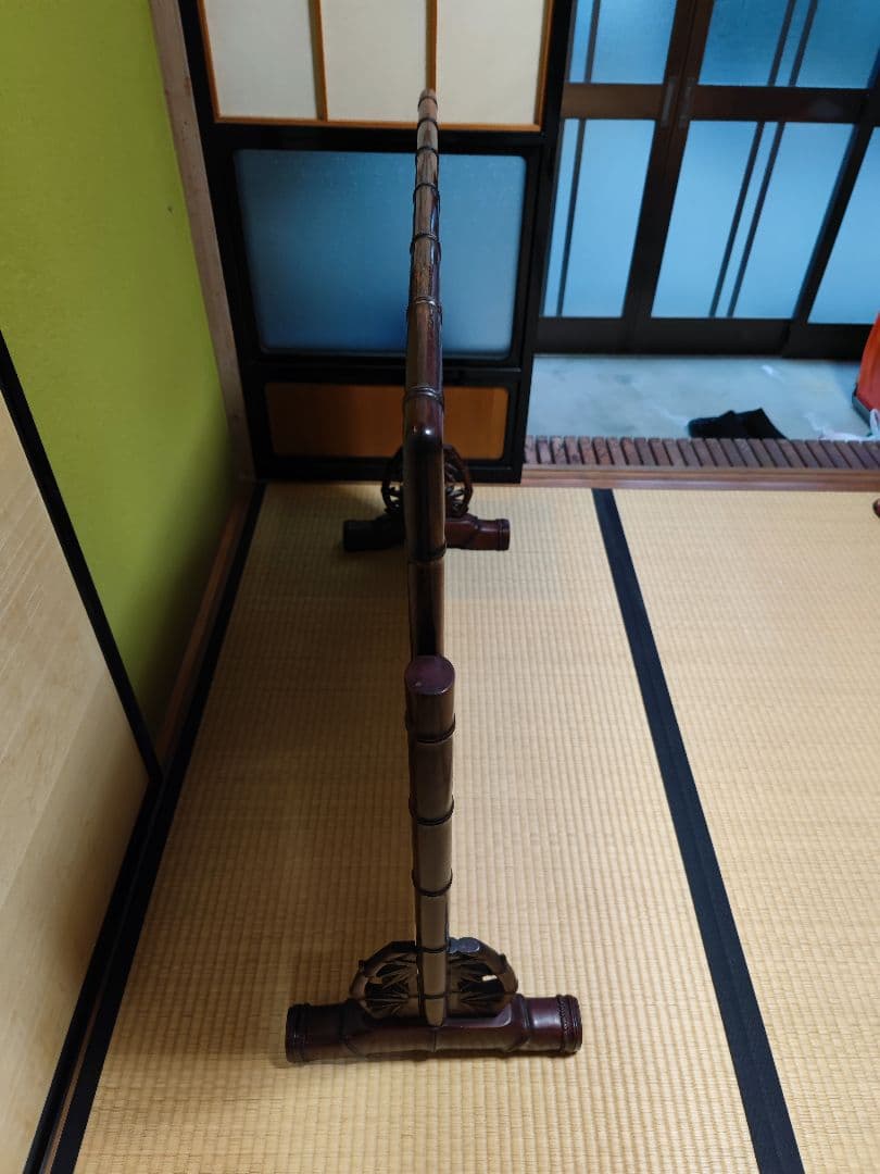 中国美術 衝立 花鳥画 両面 唐木 花梨 雀 時代 仕切り 工芸品 細工 美術品