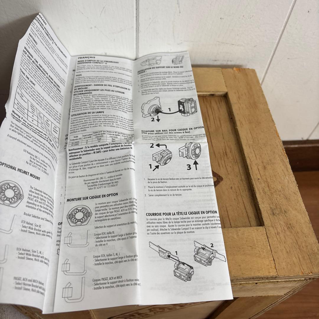 新品　米軍実物STREAMLIGHT SIDEWINDER COMPACT II