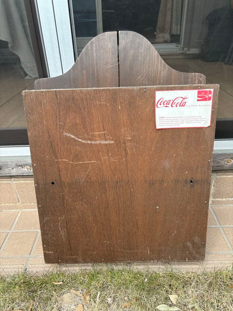 Coca-Cola コカ・コーラ 木製 ダーツボードキャビネット ヴィンテージ