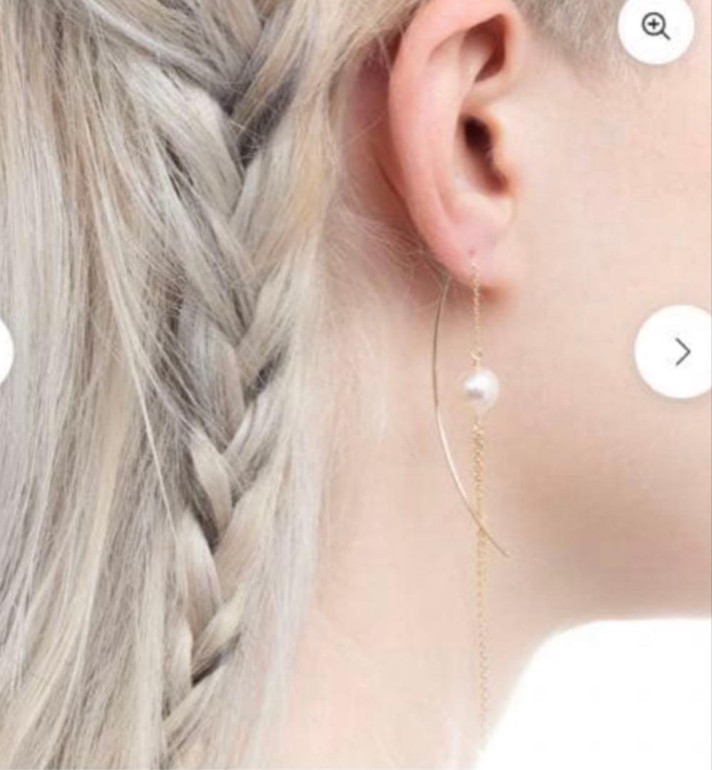 【U&C】Hirotaka パール ロングピアス