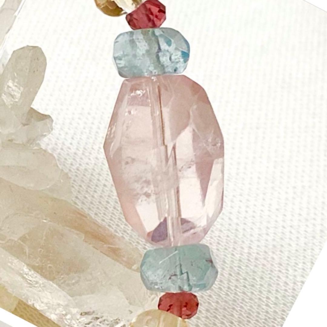 甘夏  ★天然石ブレスレット ♪ 358