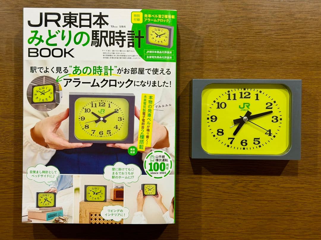 JR東日本 みどりの駅時計 アラームクロック　2個セット新品未開封