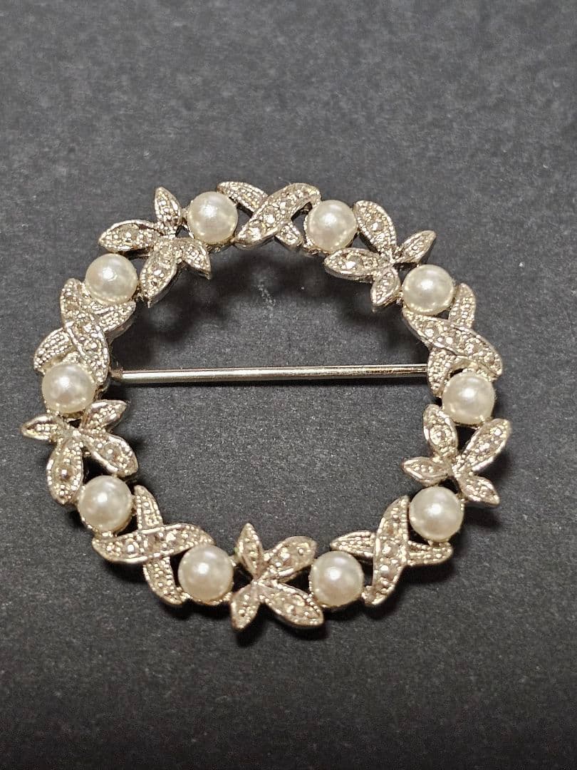 【お値下げ】ヴィンテージ　シードパールとシルバー　ペンダント