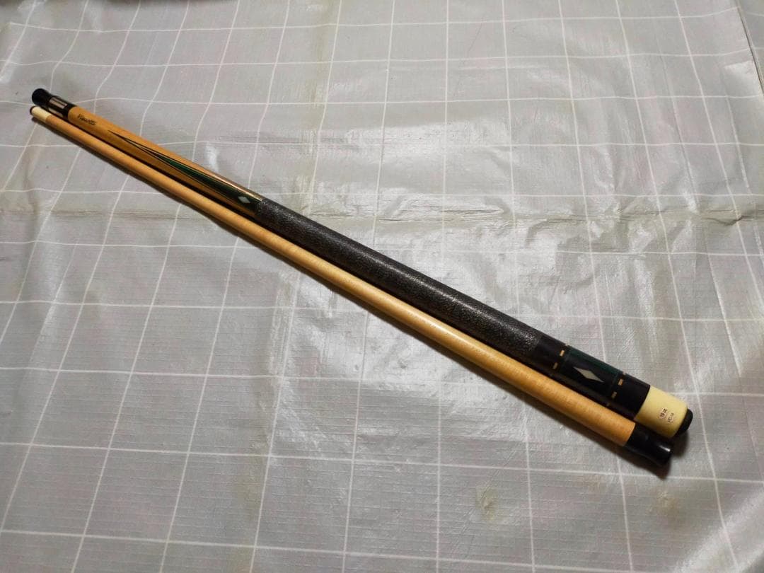 新古品・Viscotti カスタムキュー・本ハギ4剣インレイキュー