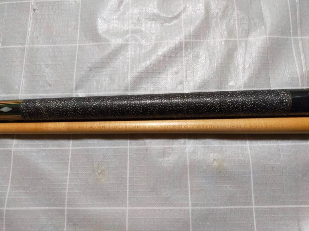 新古品・Viscotti カスタムキュー・本ハギ4剣インレイキュー