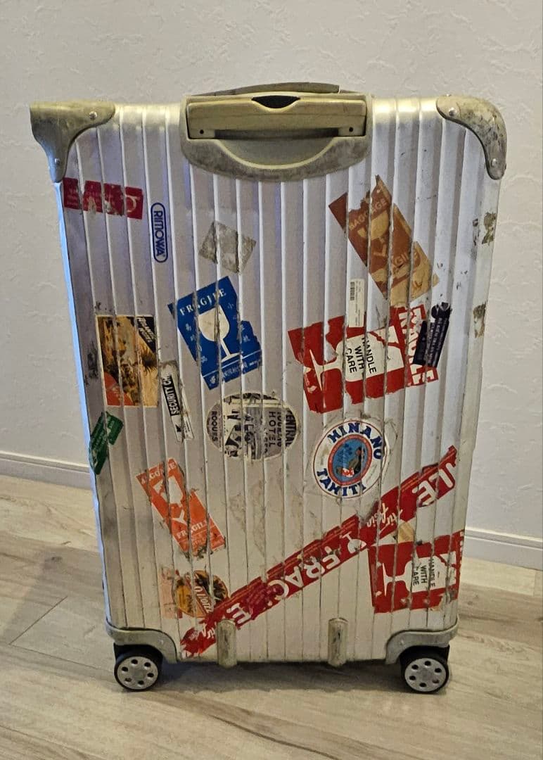 ⭐廃盤 ステッカー多数 ⭐リモワ 　トパーズ　82L　4輪スーツケース⭐
