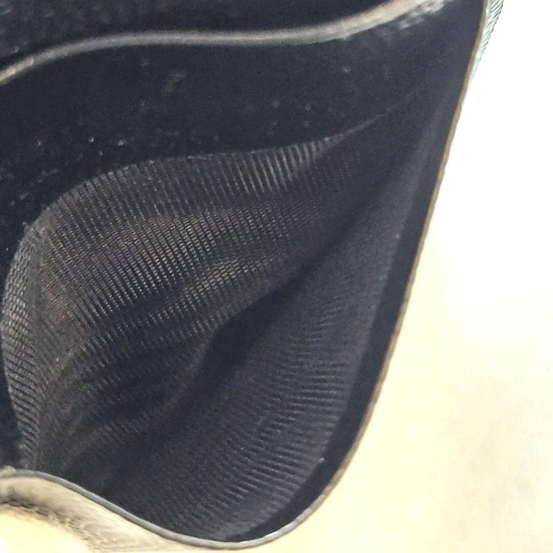 サンローラン 三つ折り財布 キャビアスキン カサンドラ Vステッチ