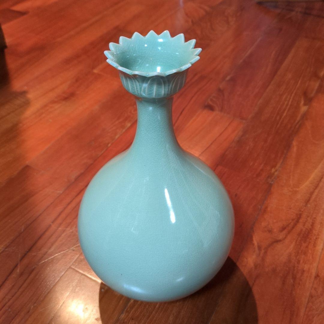 甲相浩韓国人間国宝作高麗青磁壺