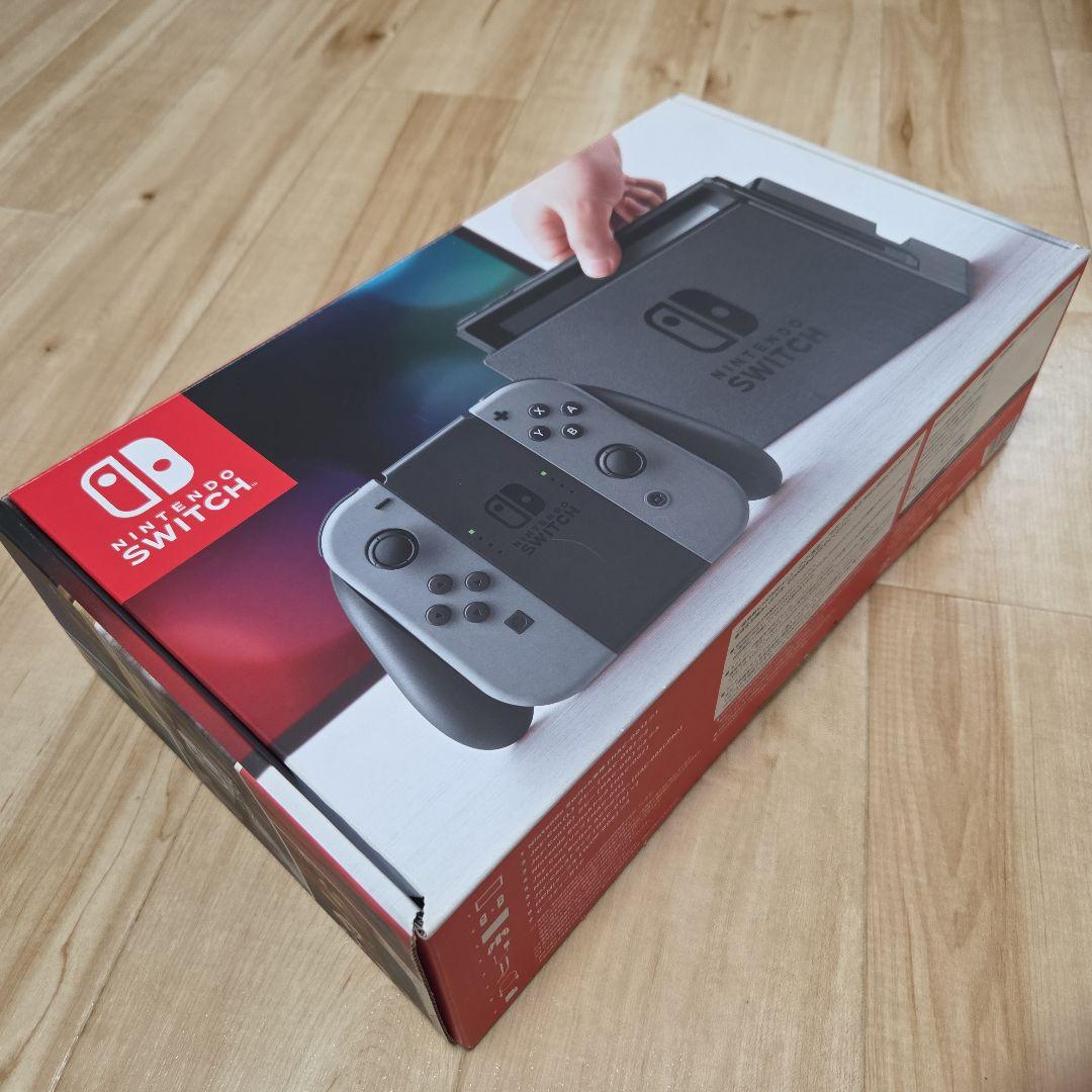 Nintendo Switch グレー 本体 ジョイコン 充電グリップ セット