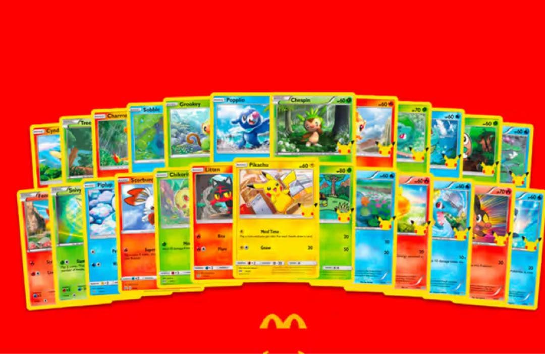 ポケモンカード25周年　マクドナルド　海外限定　パック　100パックセット